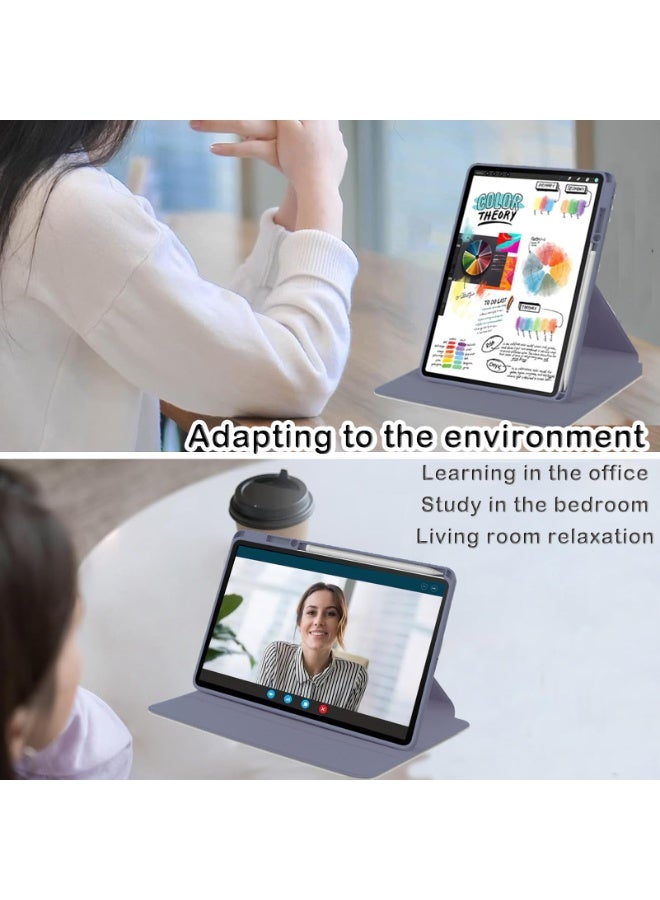 for Honor Pad X9 11.5 بوصة غطاء الحالة, حالة الحماية اللوحية , الاكريليك 360 درجة تصميم الدوار, تلقائي الاستيقاظ / النوم - Image 4